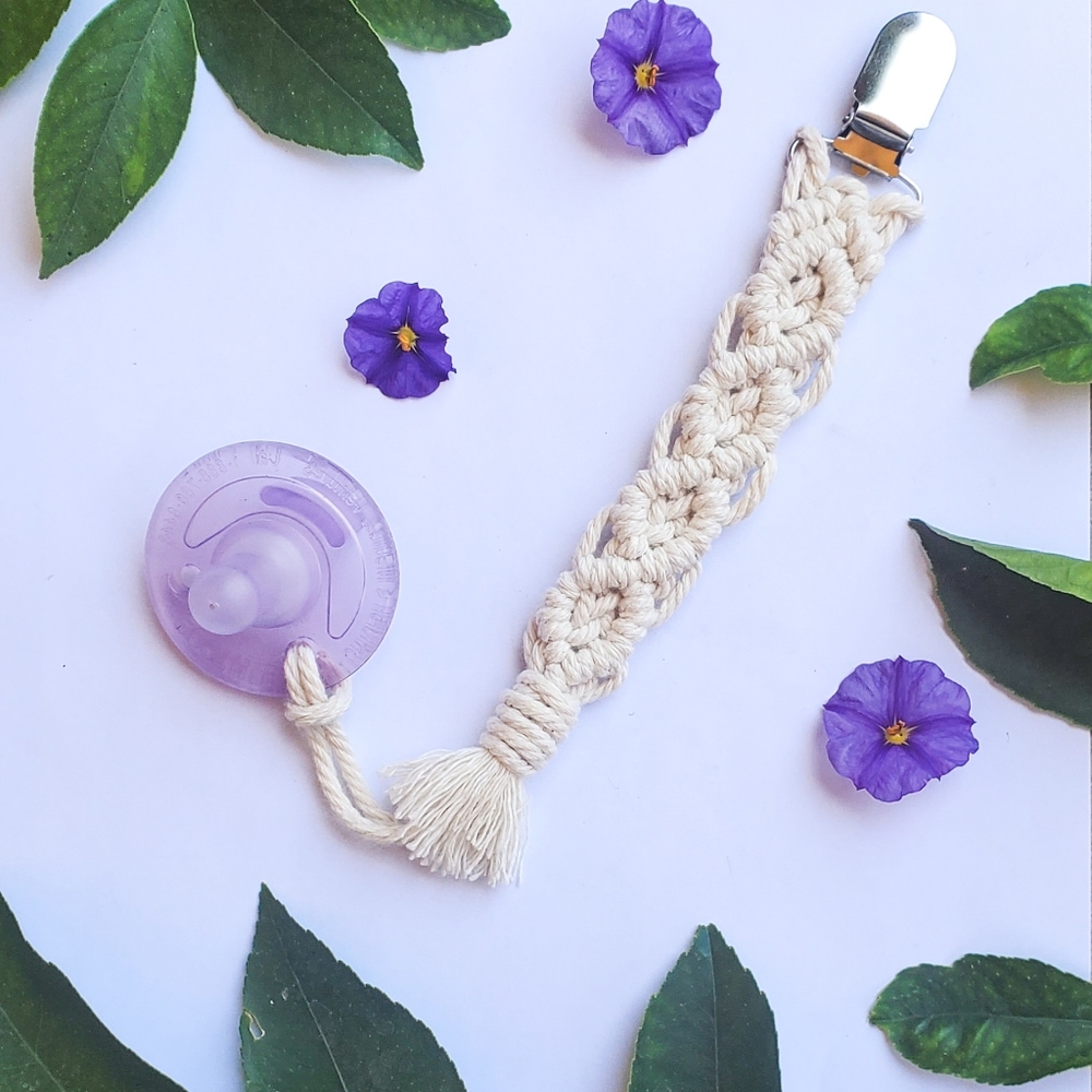 Baby Boho Pacifier Clip